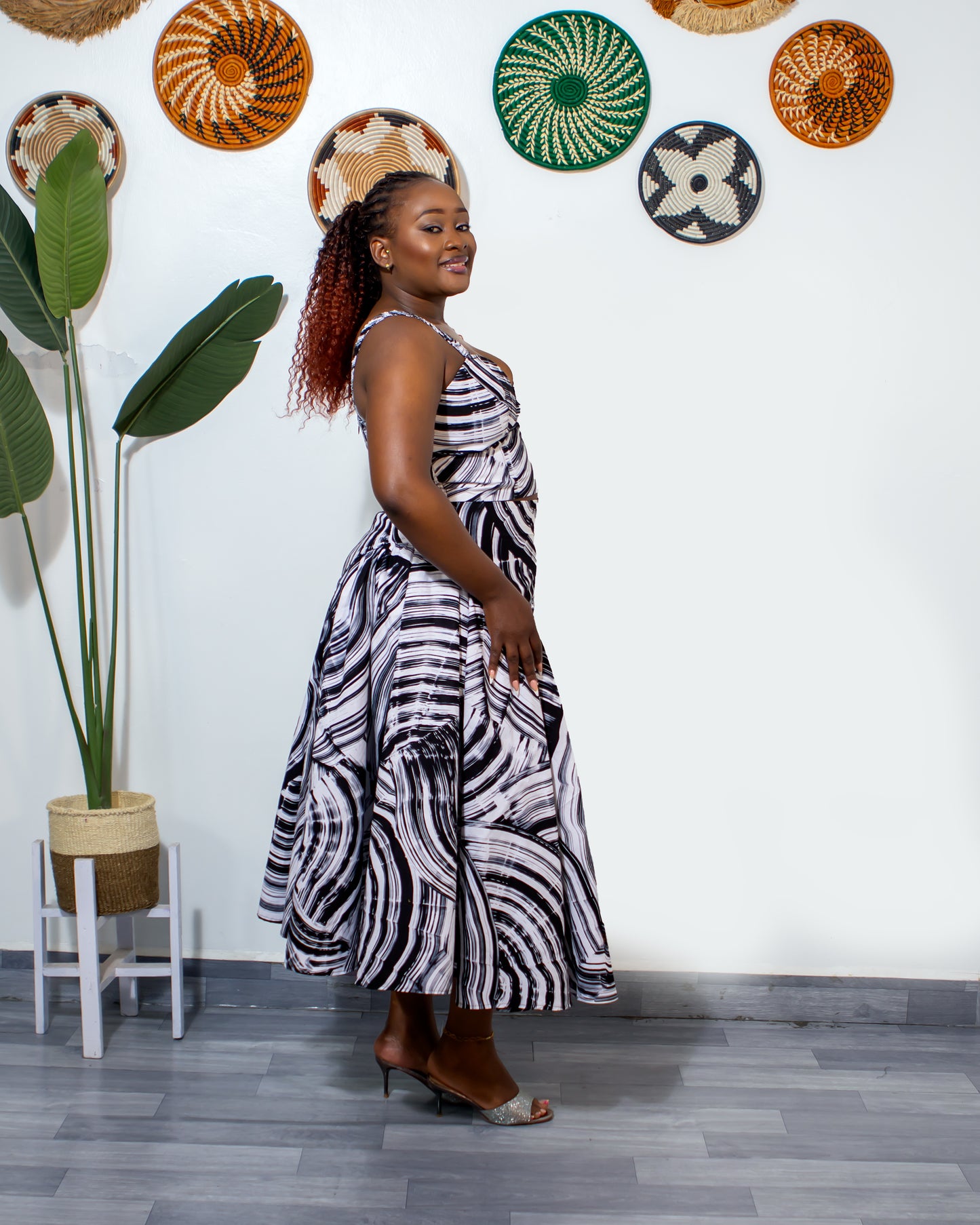 Liyah Two piece skirt set