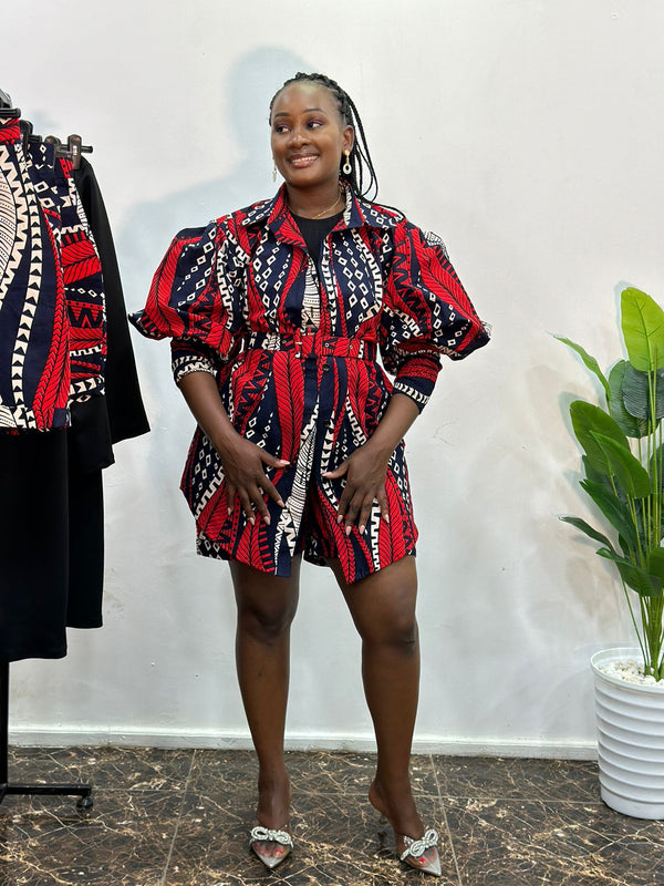 Arya Women's African Print Shorts
