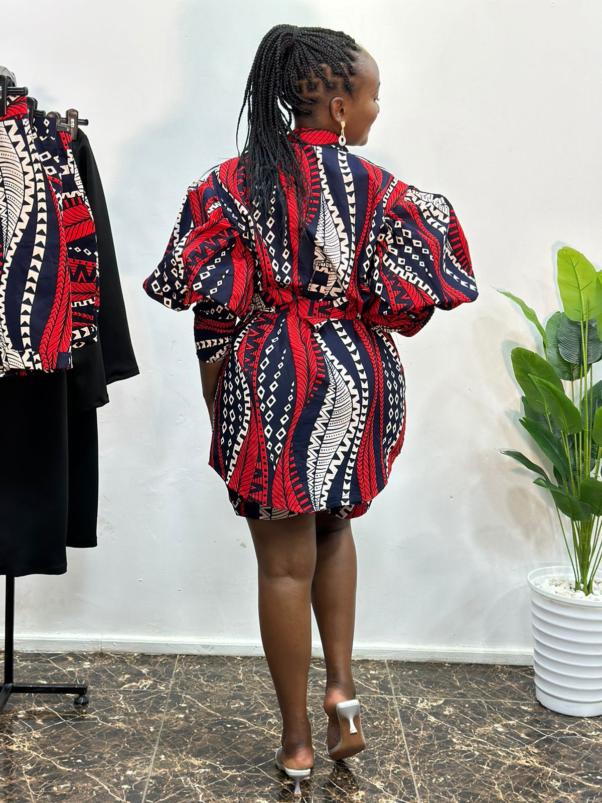 Arya Women's African Print Shorts