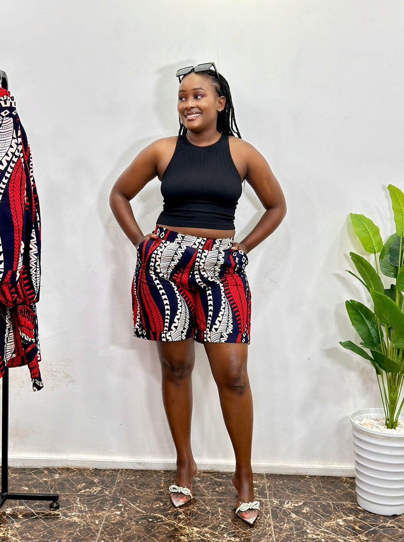 Arya Women's African Print Blouse