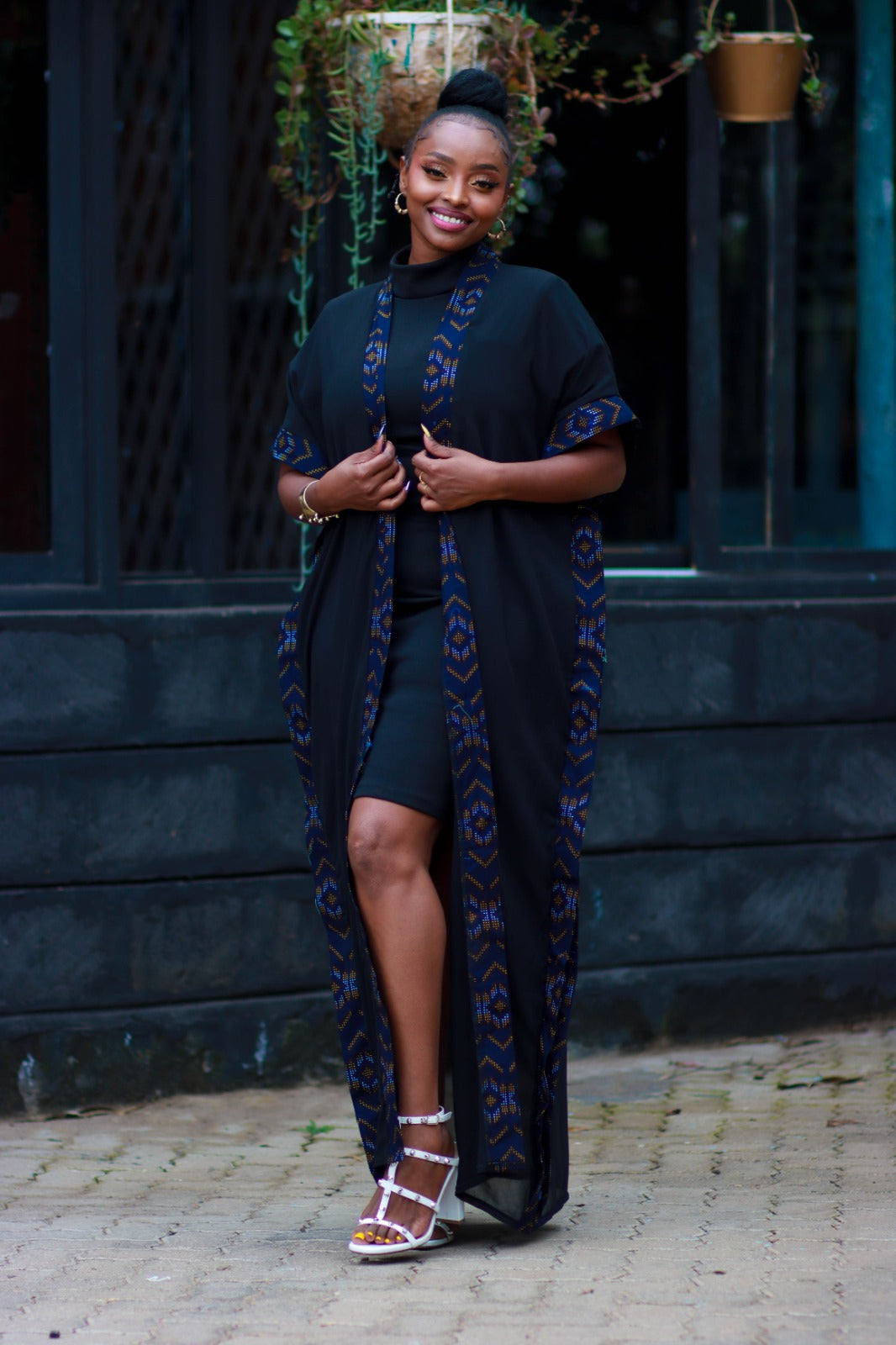 Lola Chiffon Kimono Blue