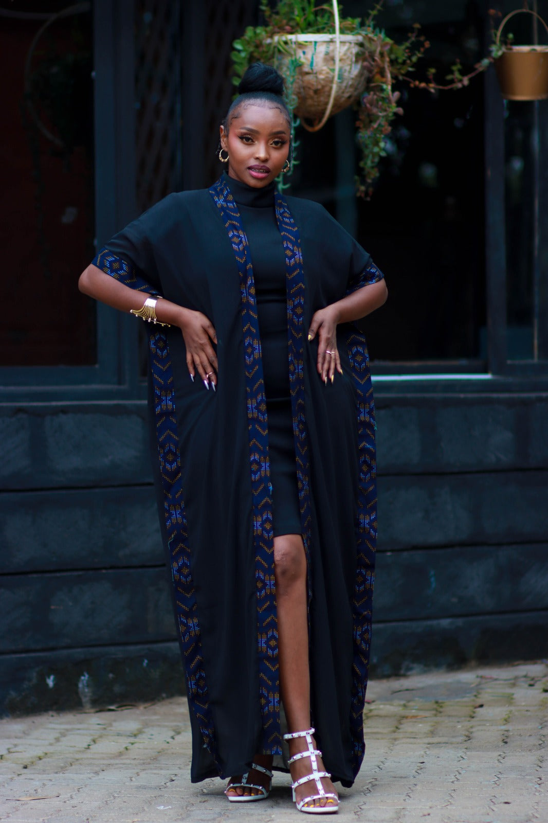 Lola Chiffon Kimono Blue