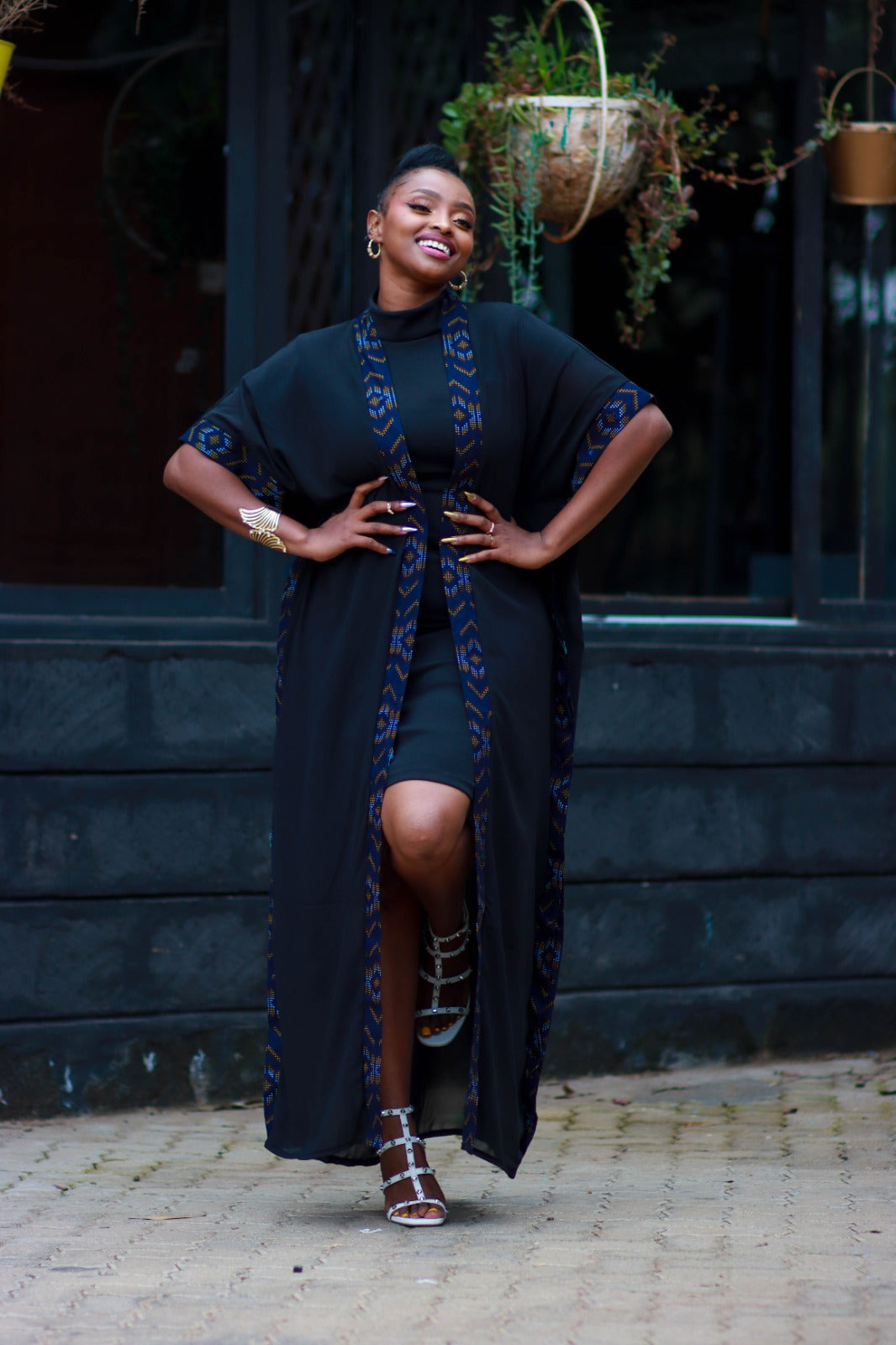 Lola Chiffon Kimono Blue