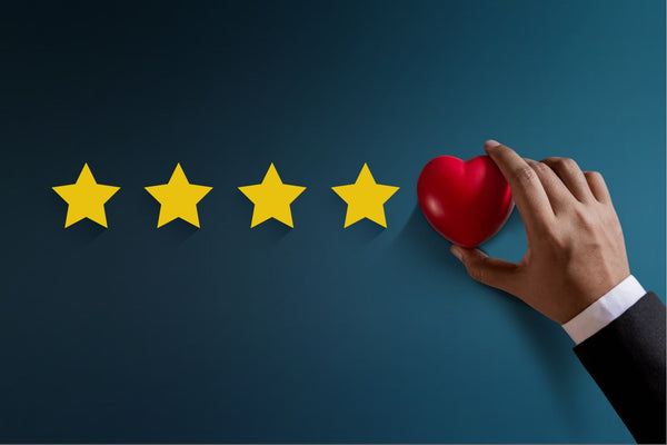 An image showing five stars to represent our quality pf service