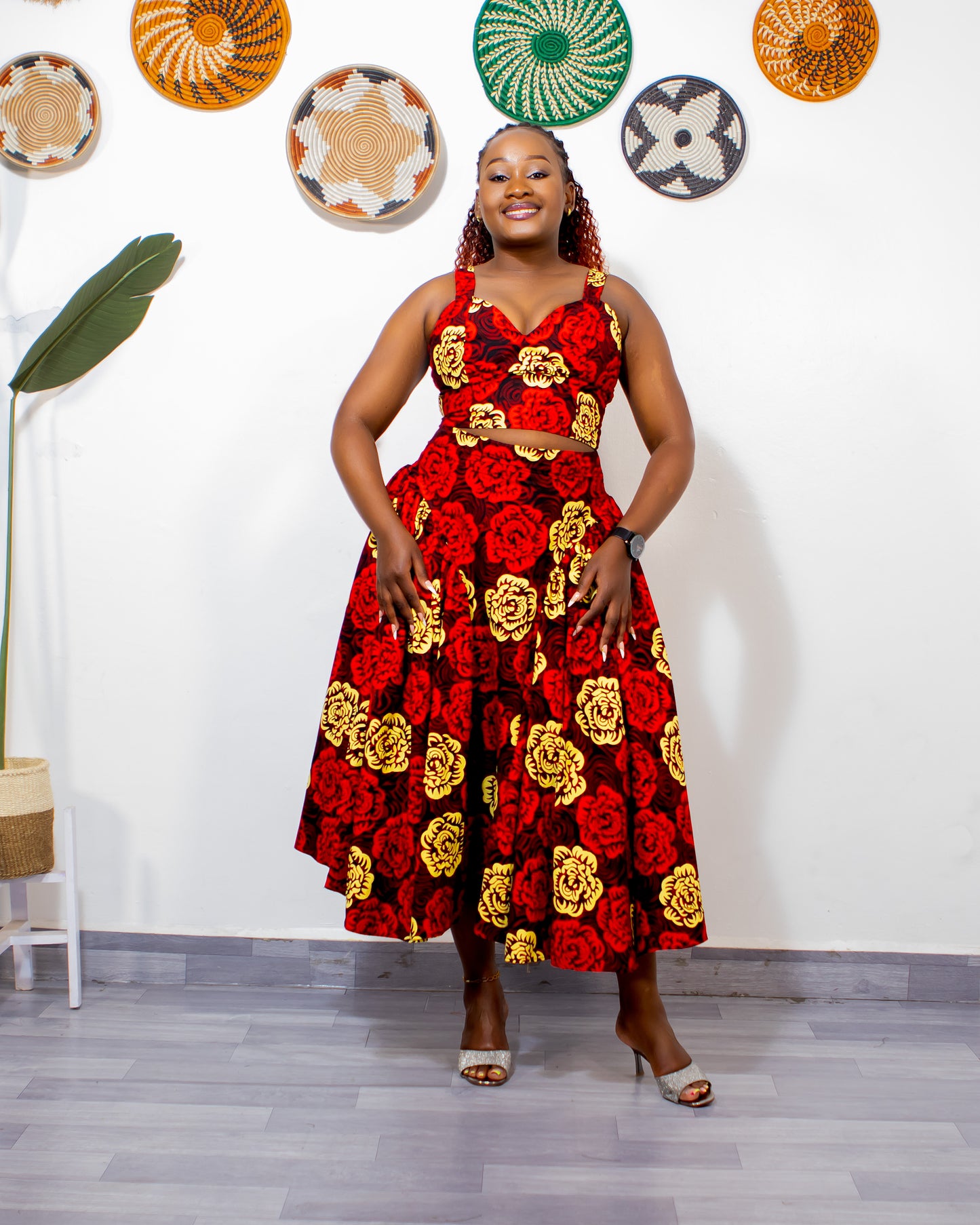 Liyah Two piece skirt set