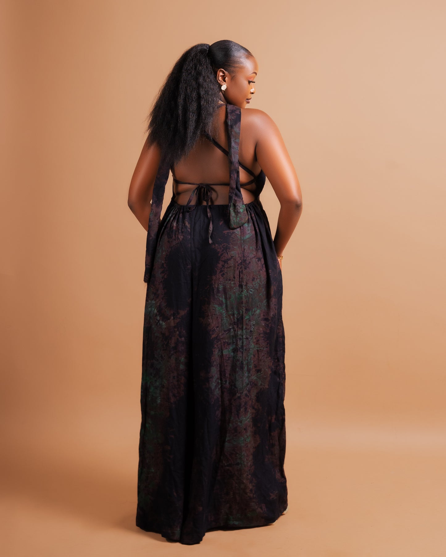 Zia Backless Maxi Dress | with in built boob support
