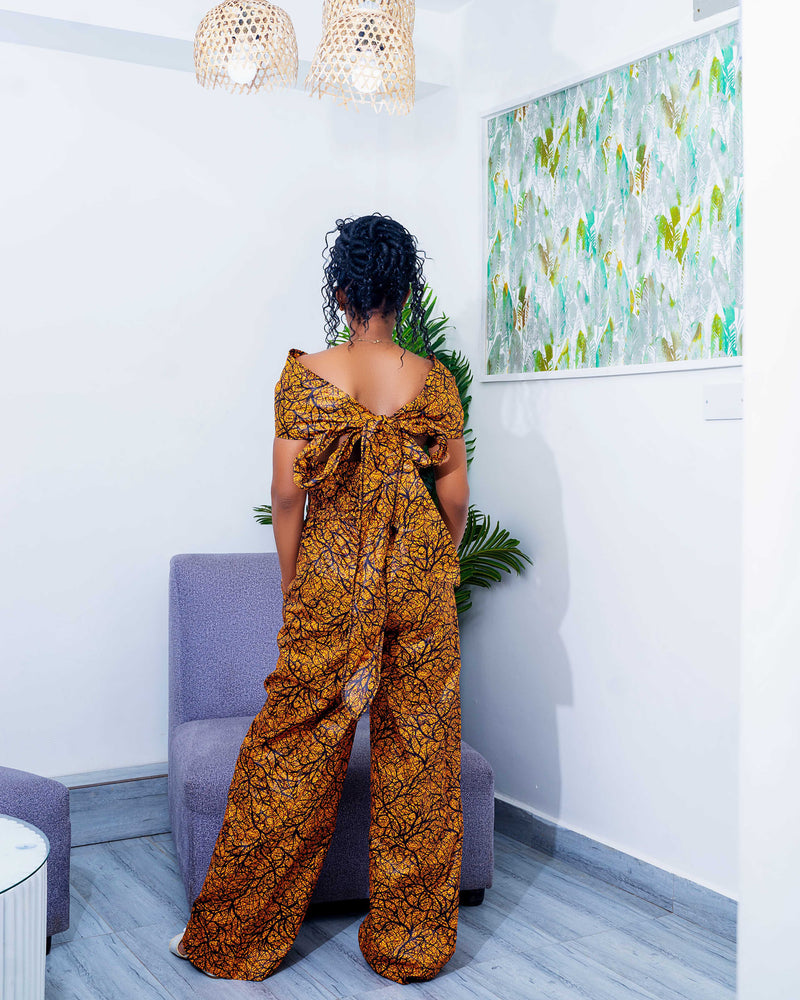 Tia Versatile Infinity Jumpsuit - Brown