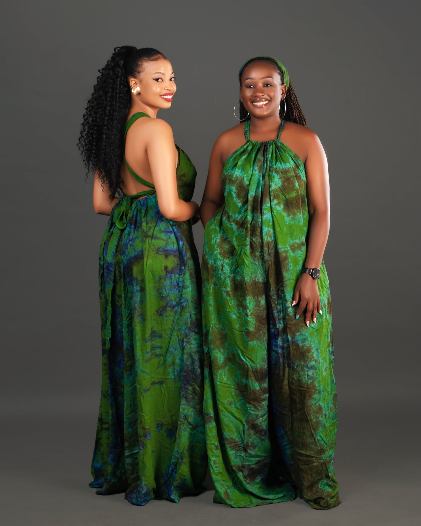 Wema Women's Backless Jumpsuit - Green