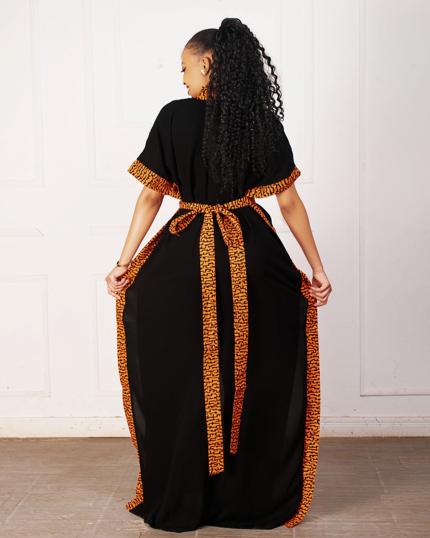 Lola Chiffon Kimono- Orange