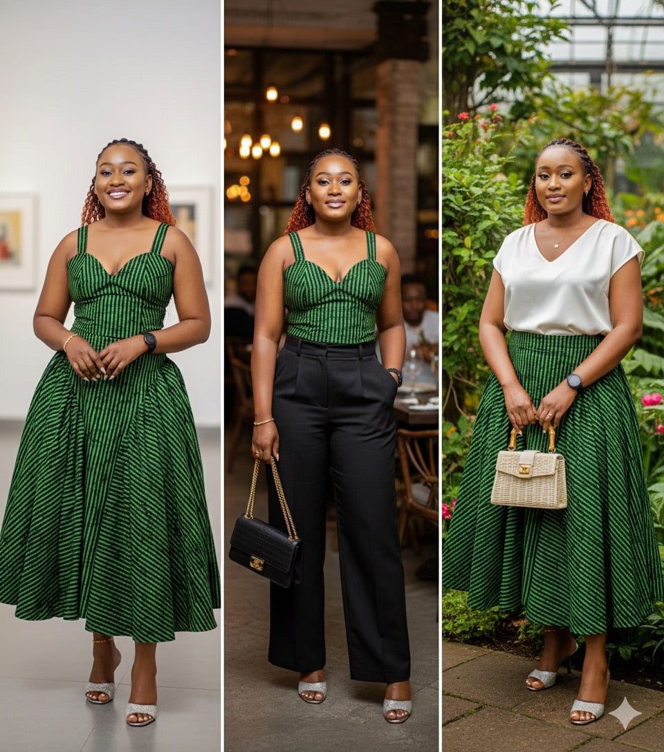 Liyah Two piece skirt set