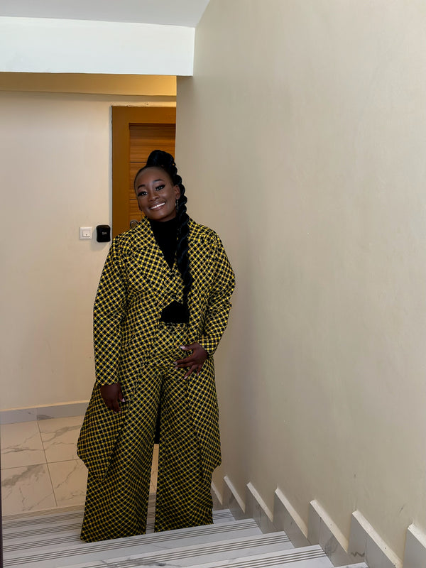 Zara Women's African Print Three-Piece Suit
